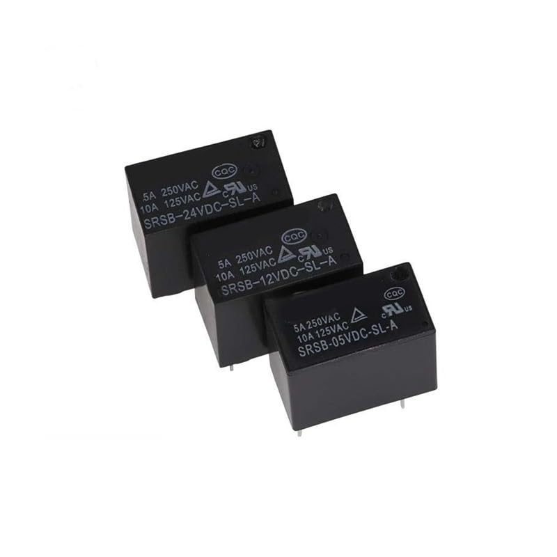 POWTAXBJGD 50PCS SRSB-12VDC-SL-A 5VDC 24VDC 4-pin Normally Open Relay 5A(SRSB-05VDC-SL-A)