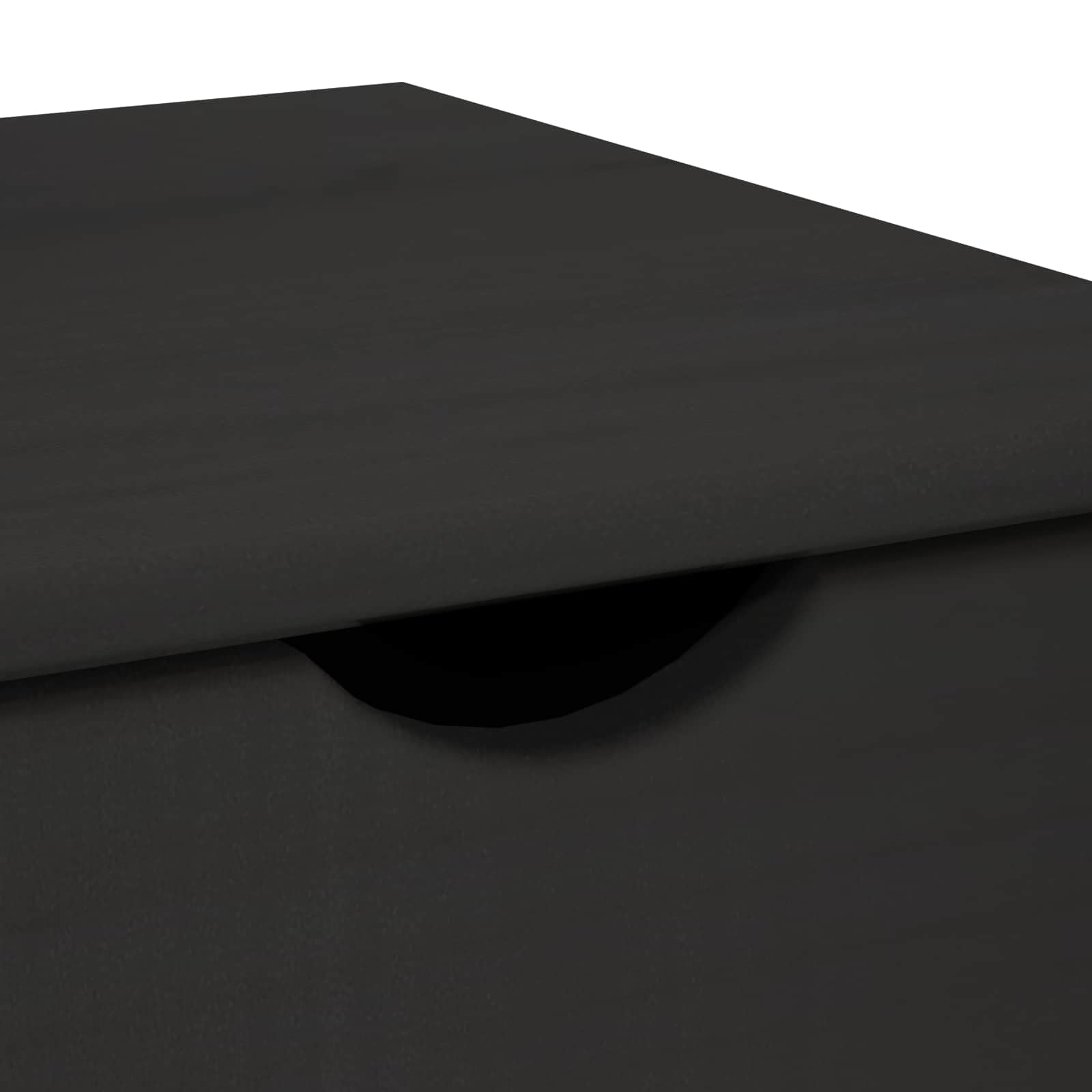 Armadio con ruote, nero, 34 x 39 x 65,5 cm, in legno massello di pino, cassettiera con ripiano, per ufficio, soggiorno, camera da letto, corridoio, officina, organizer