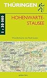Wanderkarte Hohenwarte-Stausee: Mit Könitz, Ranis, Knau, Ziegenrück, Burgk, Drognitz, Reitzengeschwenda, Leutenberg. Mit Radrouten. Maßstab 1:30.000. (Thüringen zu Fuß erleben: Wanderkarten, 1:30.000)