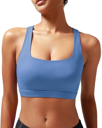 Image of RUNNING GIRL Sports Bras for Women, Molded Cup High Impact Sports Bra Workout Bras for Women High Support Racerback