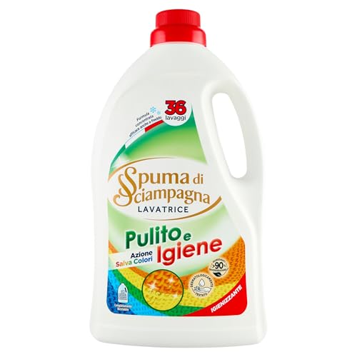 Detergente para champán, 1,620 litros, 36 lavados limpio e higiénico