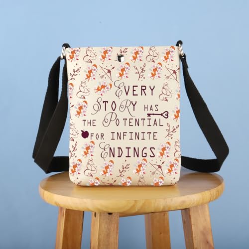 BDPWSS Every Story Has The Potential For Infinite Endings Book Quote Lover OUABH Crossbody Bag3