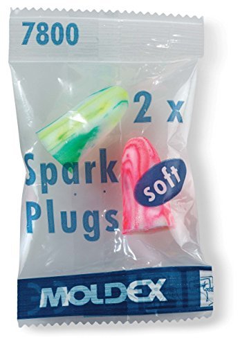 Tapones Moldex Sparkplugs con aislamiento SNR 35dB para un silencio absoluto