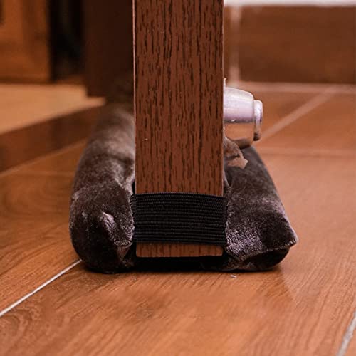 FREEDL Bande D'éTanchéIté en Bas de Porte 90 CM Joint de Porte Interieur Universel Brun Peut Prévenir Efficacement Le Vent, Les Insectes et L'isolation Acoustique Boudin Porte Double Isolant Cover