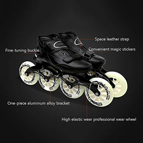 DCHQ プロ インラインスピードスケート EU43 ブラック