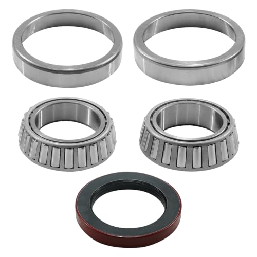 12K Trailer Axle Bearing Kit with 10-56 Oil Seal Compatible with Dexter Axle Hub Drum BK-12000-KIT 12000 12K Race Replaces BK-12000-KIT