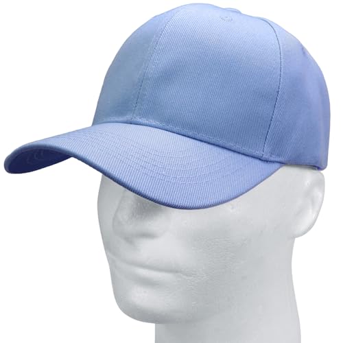 Image of Falari Wholesale Bulk Lot 12-Pack Baseball Cap Adjustable Size Plain Blank Solid Color