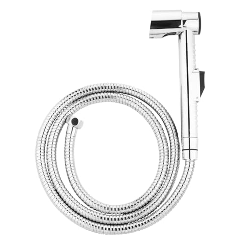 Image of MHS High Pressure Jet Spray for Toilet | Health Faucet Set with Hand Shower Gun & 1M SS Hose Pipe | Bathroom Toilet Jet Spray for Hygiene Cleaning | Toilet Gun for Western Toilet (Switch Type Abs)