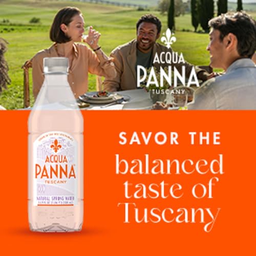Image of Acqua Panna Natural Spring Water, 16.9 Fl Oz (Pack of 15) Plastic Water Bottles