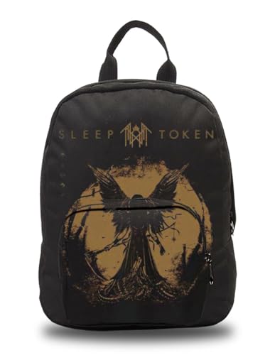 Rocksax Backpacks - Parent, Black, One Size, Take Me Back to Eden (Gold)