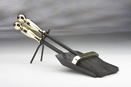 Inglenook Pala e Pennello con Manico in Ottone Lucido