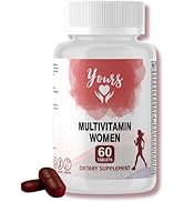 Yours Multivitamin Women, Premium Multivitamin for Women, Vitamin D3, Vitamin A, C, Iron and Biot...