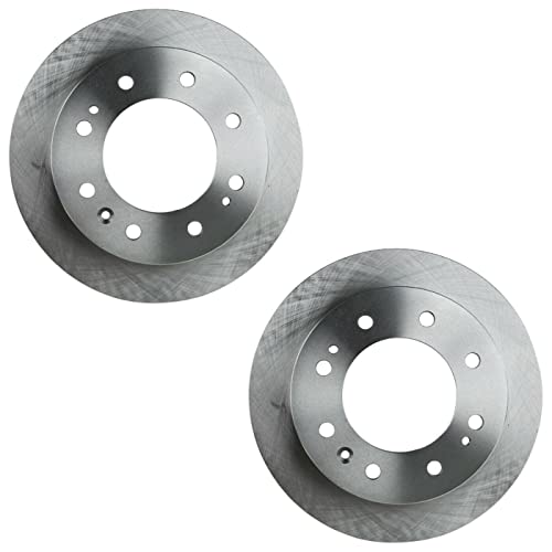 Disc Brake Rotor Compatible with 2011-2019 Chevy Silverado 2500 HD Front Solid 2-Wheel Set