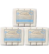 A LA MAISON Hypoallergenic Unscented Bar Soap - Triple French Milled Natural Moisturizing Hand Soap