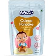 Littloo Quinoa Pancake Mix | Instant Pancake Mix for Kids, Nutrient-Packed Breakfast Delight - 200g