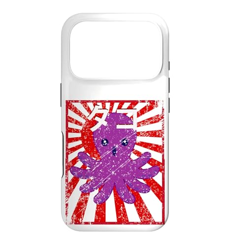 Kawaii Japanese Anime Octopus Tako Design Manga Style �X�}�z�P�[�X iPhone 17 Pro �p