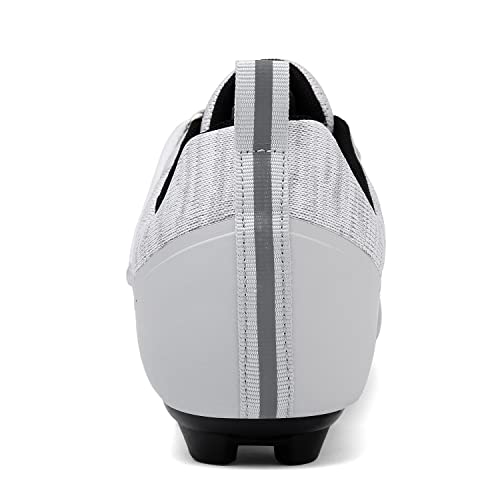 Unisex Cycling Shoes Compatible With Pelaton Indoor Road Bike Shoes For Men Women Cycle Shoes With Delta Cleats A Grey #TOP3