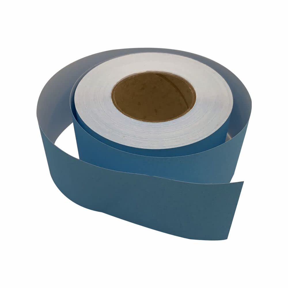 3 Ace Crafts Straight Edge Paper Border Roll (Sky Blue) 48mm x 50 Meters, Jumbo, for Drawing, Painting, Sketches, Backdrop, Schools, Office, Nurseries, College, Artists, Poster, Notice Boards โ image 1