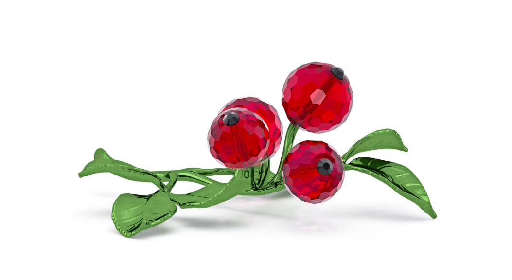 Swarovski Idyllia Baies rouges pour raviver une veste terne avec un bijou en cristal