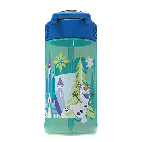 Zak Designs Disney Frozen 16 Ounce Water Bottle, Anna & Elsa #TOP5