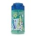 Zak Designs Disney Frozen 2 Kids Spout Cover and Built-in Carrying Loop Made of Plastic, Leak-Proof Water Bottle Design, 16oz, Elsa & Anna