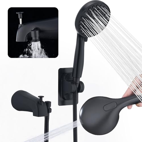 YASINU Metal Bathtub Faucet with Sprayer, Hose & Diverter