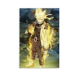 Naruto The Six Ways of Immortals Poster sur toile et décoration murale 30 x 45 cm