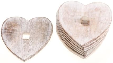 Wooden Heart Coasters