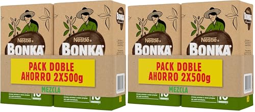 Bonka Café Molido Mezcla 2 x 500 g Pack Ahorro (Paquete de 2)