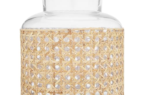 Bloomingville 8"H Glass Vase with Decorative Cane Sleeve by Bloomingville - Used condition - Image 2