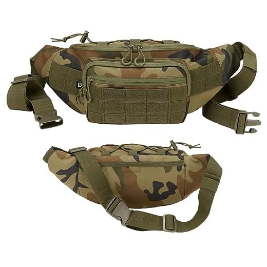 Brandit Waistbeltbag Molle, Sac Unisexe, woodland,
