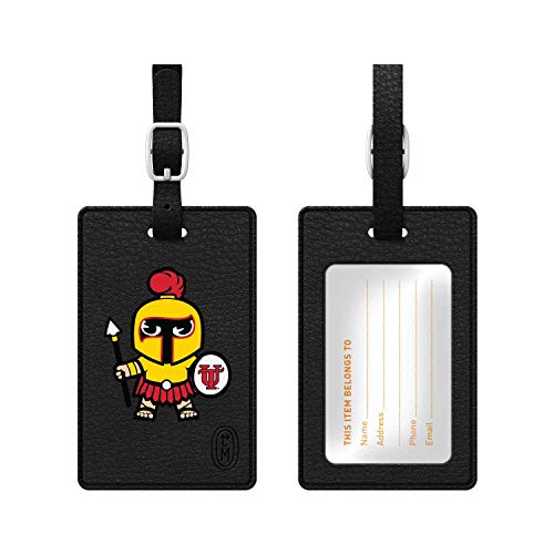 OTM Essentials University of Tampa Faux Leather Luggage Tag, Durable Travel Accessories with Adjustable Strap and ID Card, Tokyodachi Classic