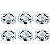 sourcing map 6 Pcs 0.5W 16 Ohm Small Speakers Metal Shell Round Internal Micro Magnet Speaker for Mini Speakers DVD EVD Multimedia Mobile Portable Advertising Machine