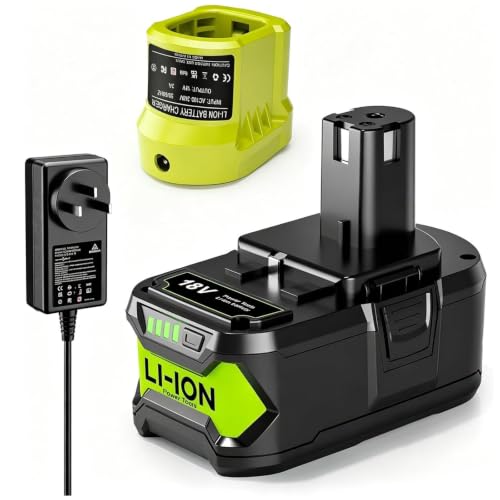 Image of 18V 5500mAh Li-ion Replacement for Ryobi P108+ Charger