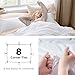 Bedsure Duvet Cover Twin/Twin XL Size - 2 Pieces Prewashed Cotton-Like Extra Soft Bedding Set, Includes 1 Twin Duvet Cover 68x90 Inches with Zipper Closure & 1 Pillow Sham, White, No Comforter