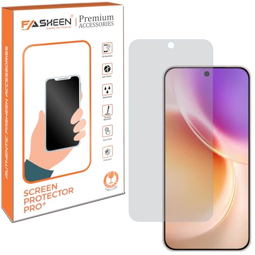 Image of FASHEEN Matte Screen Guard Compatible With vivo X300 V2515 Matte Finish Anti Glare Flexible Fiber Mobile Screen Protector Not a Tempered Glass, Not Edge to Edge SmartPhone Screenguard.