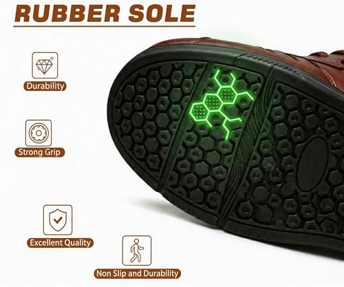 Image of UIKGITP Men's Summer Working Business Dress Sandals Huaraches para Hombres Fisherman Synthetic Leather Walking Office Breathable Oxfords