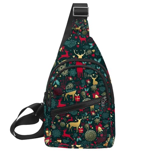 Sac de voyage et de randonnée multicolore pour femme avec bandoulière