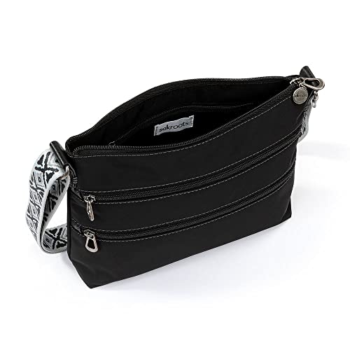 Image of Sakroots Artist Circle Basic Crossbody in Eco Twill, Adjustable Crossbody Strap