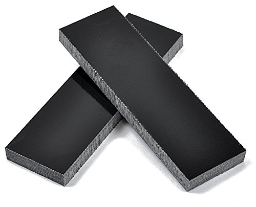 Black Canvas Micarta Knife Handle Scales - 5