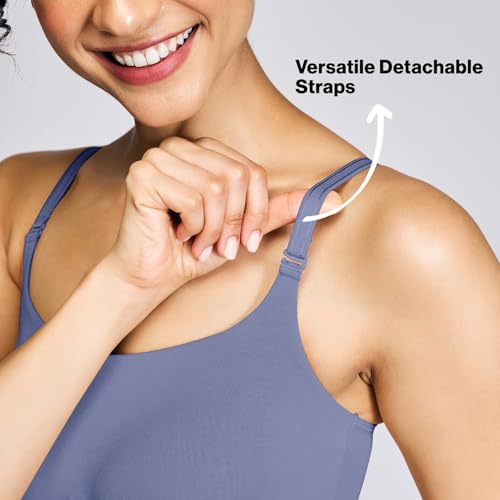 Image of NYKD (NYB165 Cotton Non Padded & Non Wired Full Coverage Slip On T-Shirt Bra for Women | Easy Breezy Soft Fabric with Hidden Shaper Sling for No Side Bulge & Detachable Strap