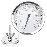67088 67731 Accurate Grill Thermometer for Weber Genesis 300, Genesis II & Summit Series Grills, Genesis E/S 310 330 Temperature Gauge, Center Mount Thermostat Replacement, 2-3/8' Dia