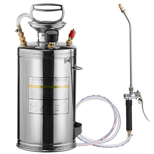 CLICIC Stainless Steel Sprayer Professional with Backpack (1.5 Gallon)