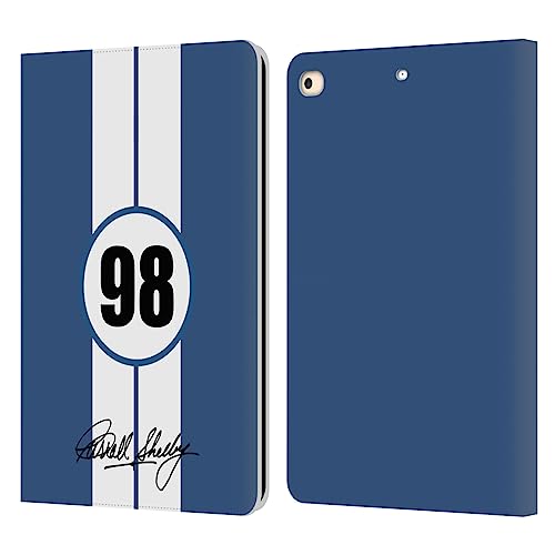 Housse en cuir iPad 9.7 2017 finition premium Shelby 1965 graphisme de course