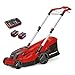 Einhell Akku-Rasenmäher GP-cm 36/450 Kit Power X-Change (36 V, 38 cm Schnittbreite, 450 m², Brushless, Mulchfunktion, 45 L Fangsack, inkl. 2 x 4,0 Ah Akkus + Twincharger)