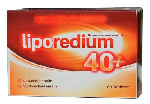 Liporedium 40 plus, 60 Tabletten, Stoffwechsel anregen, Koffein, Capsaicin, Garcinia cambogia, abnehmen, sehr effektiv