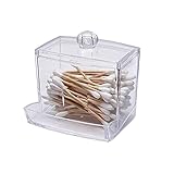 Acrylic Makeup Organizer Cotton Swabs Makeup Cotton Pad Organizer Jewelry Storage Box(Empty Box) (Color : 006)