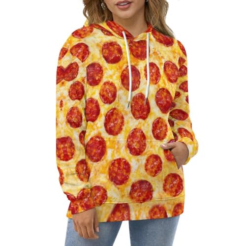 Pizza Unisex Hoodie Men Womens Fashion Pullover Casual Top Lightweight Hooded Wicking Sweatshirt Soft Tops Travel Pullovers M3