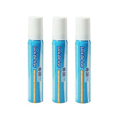 Subzero Lock De-icer Large 0.62 Oz. Aerosol (Pack of 3)