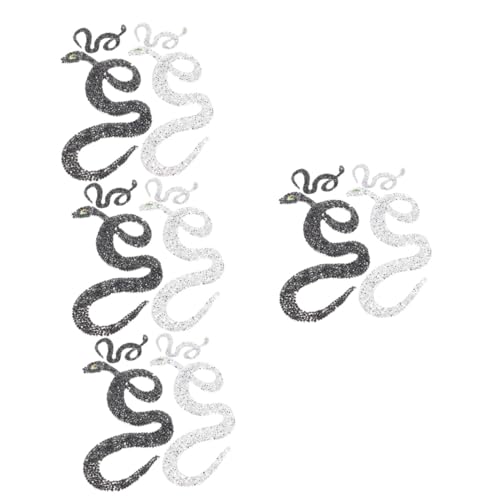 Patchs décoratifs en forme de serpent résistants à l'usure pour jean troué